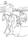 Fitting in with the Herd Coloring Page