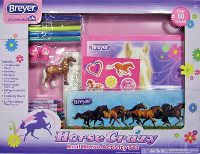 Horse Crazy Real Horse Craft Activity Set Model Breyer Retired