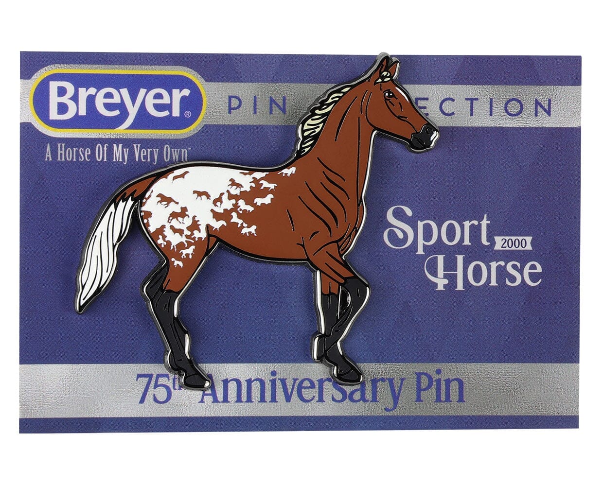 75th Anniversary Sport Horse Deluxe Enamel Pin | Retired