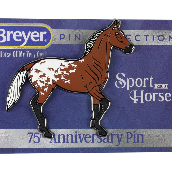 75th Anniversary Sport Horse Deluxe Enamel Pin | Retired