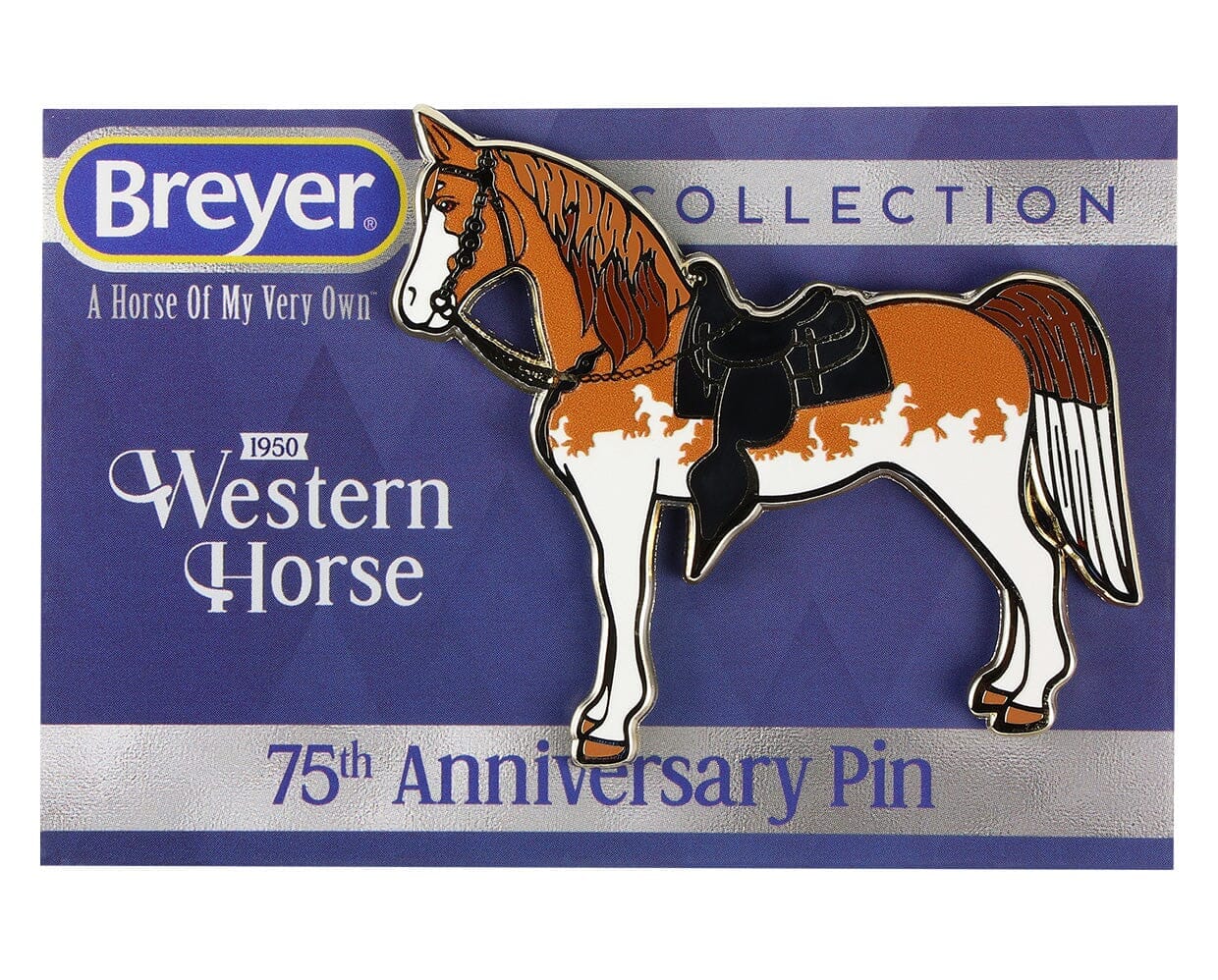 75th Anniversary Western Horse Deluxe Enamel Pin | Retired