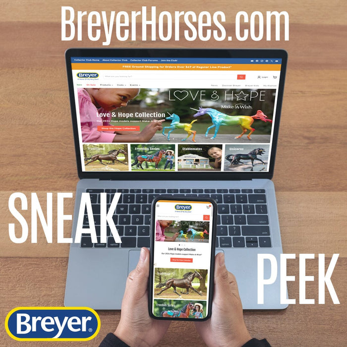 A New BreyerHorses.com is Coming This Weekend!