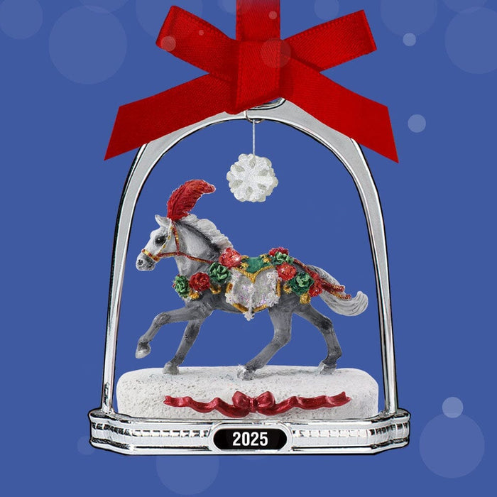 Christmas in Bloom | 2025 Stirrup Ornament | Retired