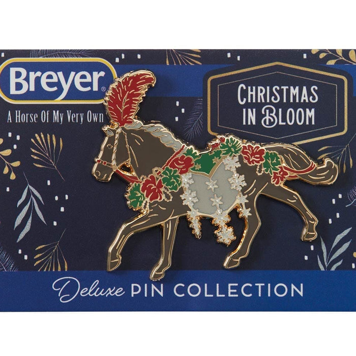 Christmas in Bloom Deluxe Enamel Pin | Retired