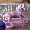 Fun with Breyer Painting Kits: Acrylic Pour Horse!