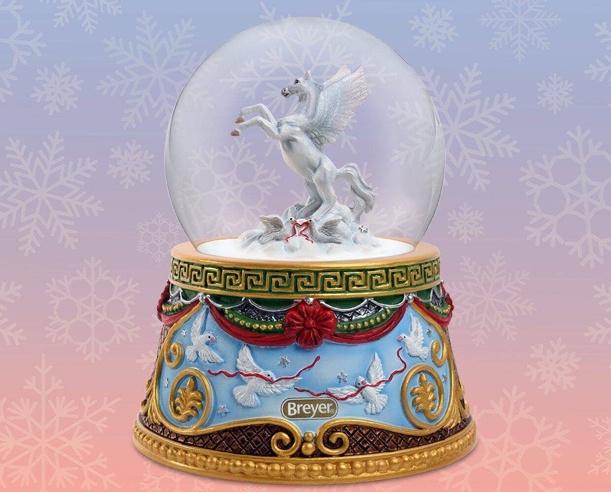 Holiday Flight | Musical Snow Globe | Retired
