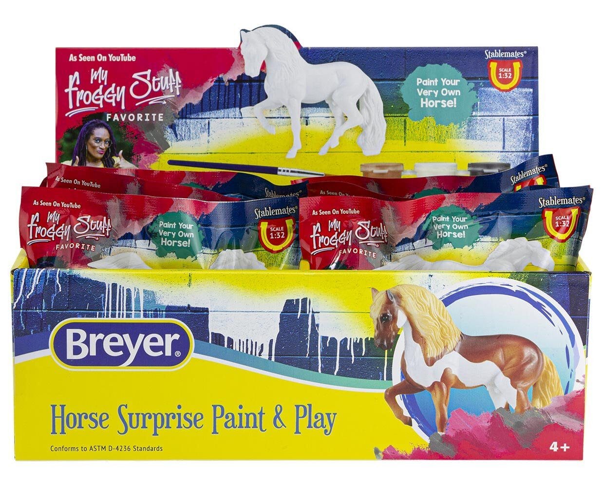 Horse Surprise Paint & Play Blind Bag Display | Retired