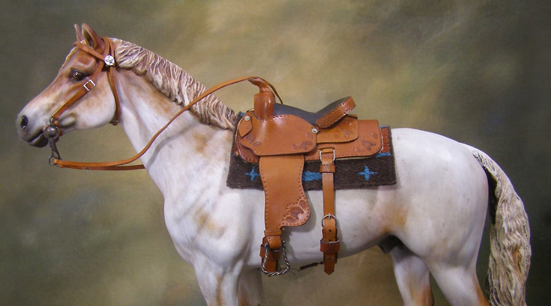Painting a Roan in Acrylics & Pastels