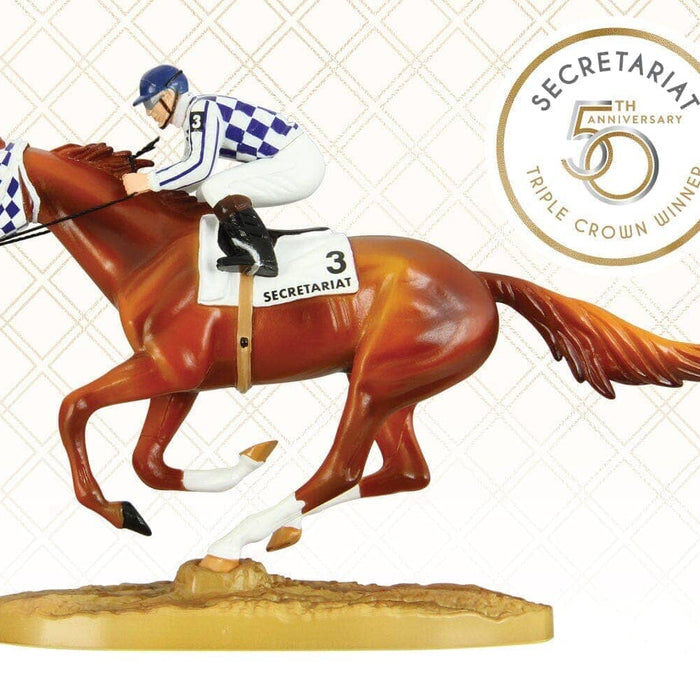 Secretariat | 50th Anniversary Figurine with Jockey | BreyerFest 2023 | Retired