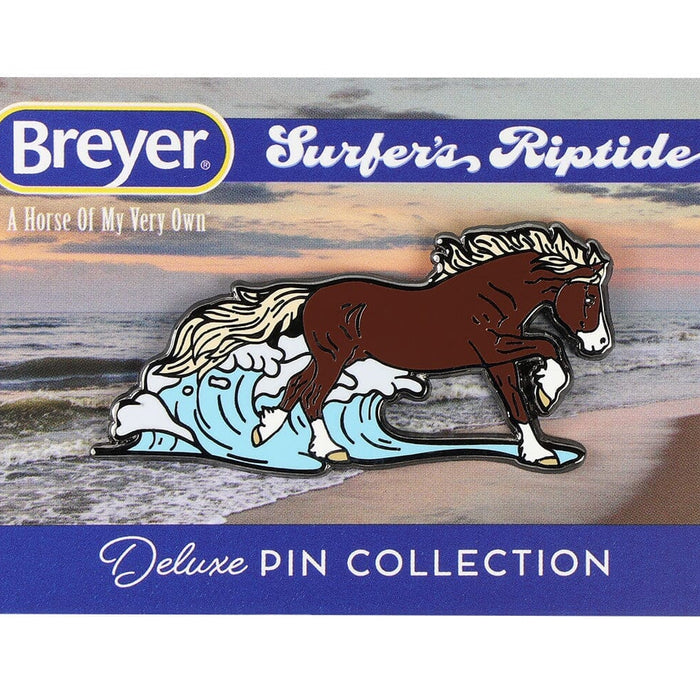 Surfer's Riptide Deluxe Enamel Pin | Retired