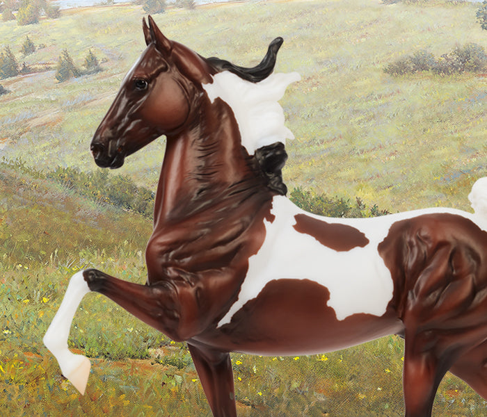 Traditional Collection - A model on a outdoor background in a valley