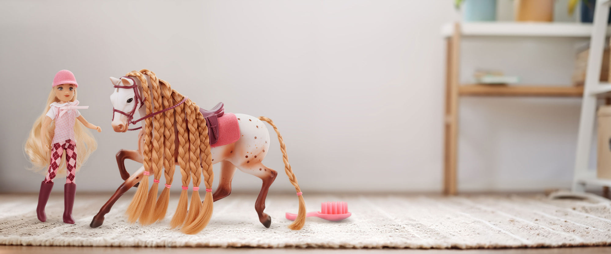 Tess and Birdie - New English Rider with Horse Set