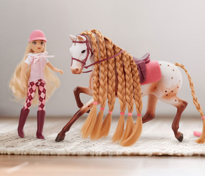 Tess and Birdie - New English Rider with Horse Set