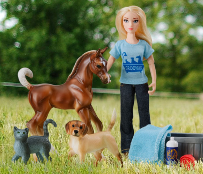 Save 15% on Playsets - featuring Breyer's Pet Groomer Set