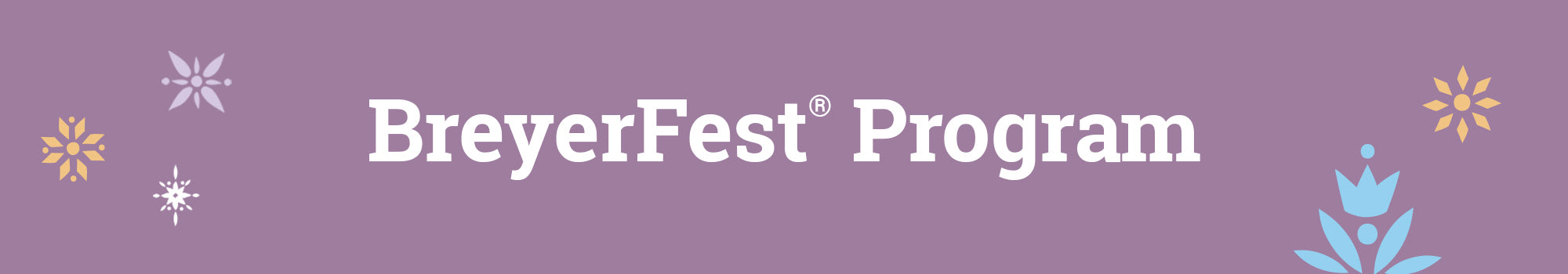 BreyerFest Program
