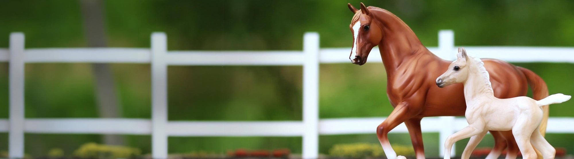 Breyer's Power and Precision Horse and Foal Set 