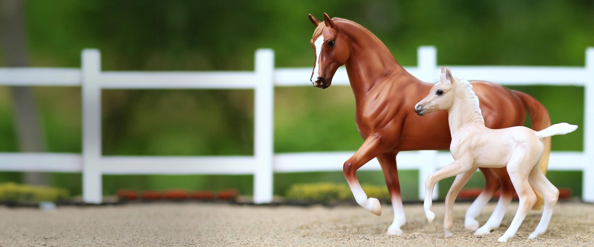 Breyer's Power and Precision Horse and Foal Set 