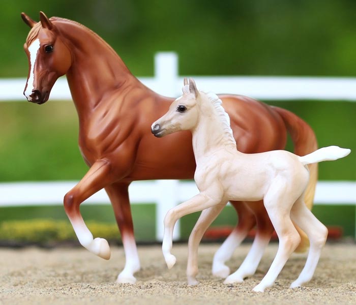 Breyer's Power and Precision Horse and Foal Set 