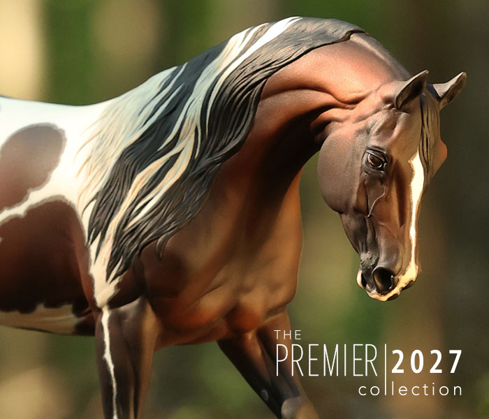 Join the 2027 Premier Club - Featuring Fresco model outside in the woods