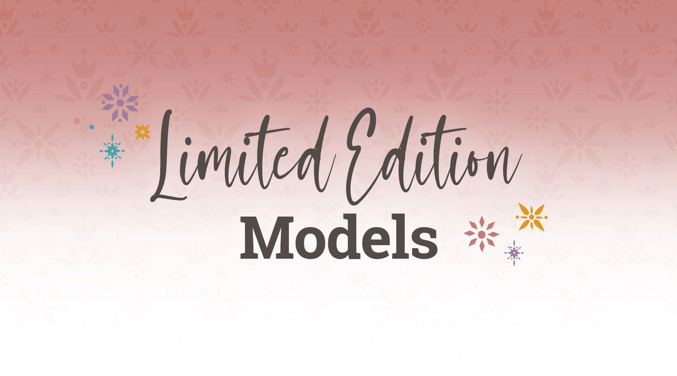 Limited Edition Models at BreyerFest 2026 on red fading background