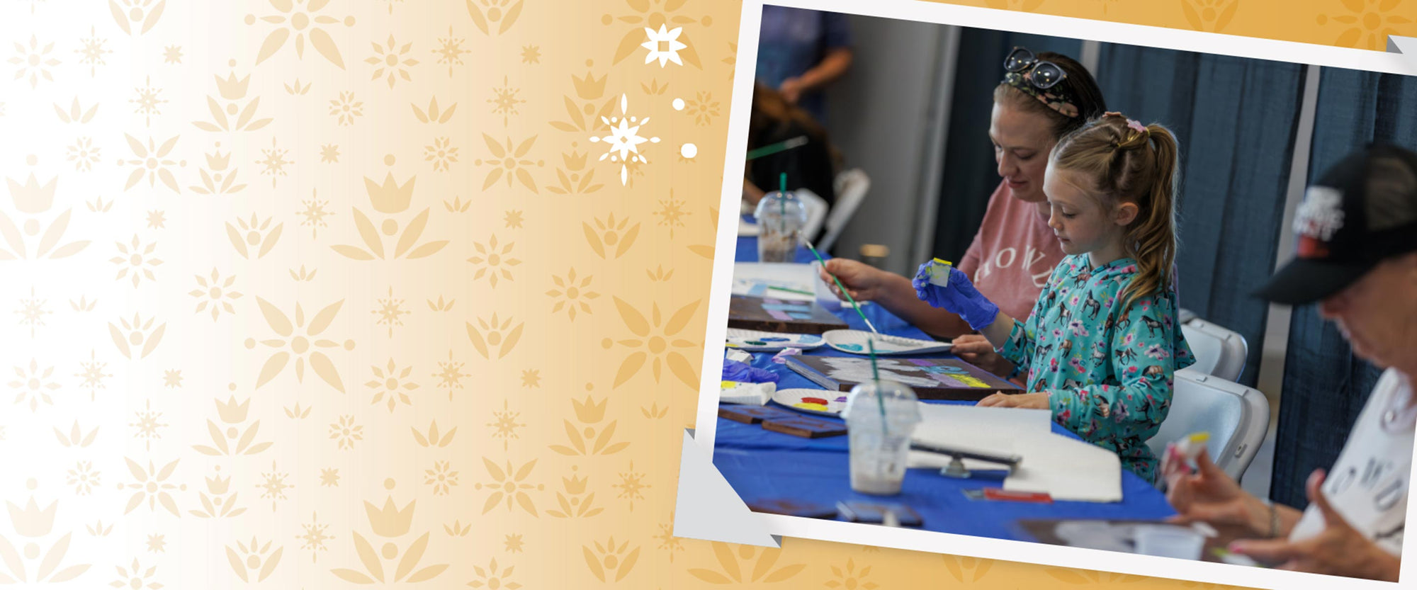 BreyerFest Workshops! - participants painting at BreyerFest