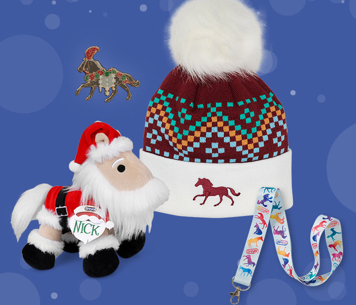Breyer Stocking Stuffers including hats, pins and more!