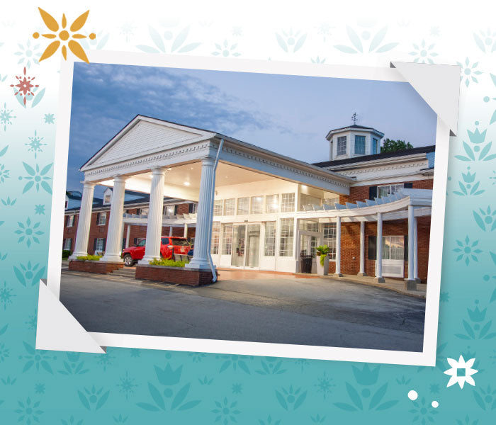 Travel Guide - BreyerFest 2026 - Featuring a hotel entrance