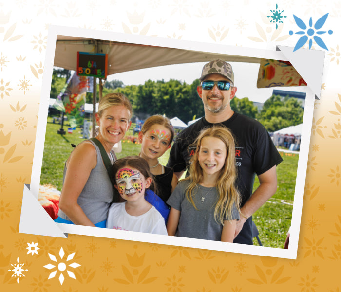 BreyerFest Tickets - A family posing for a picture at BreyerFest