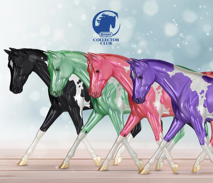 Merry Dancer – the 2025 Holiday Surprise – all 4 variations shown on a snowy blue background