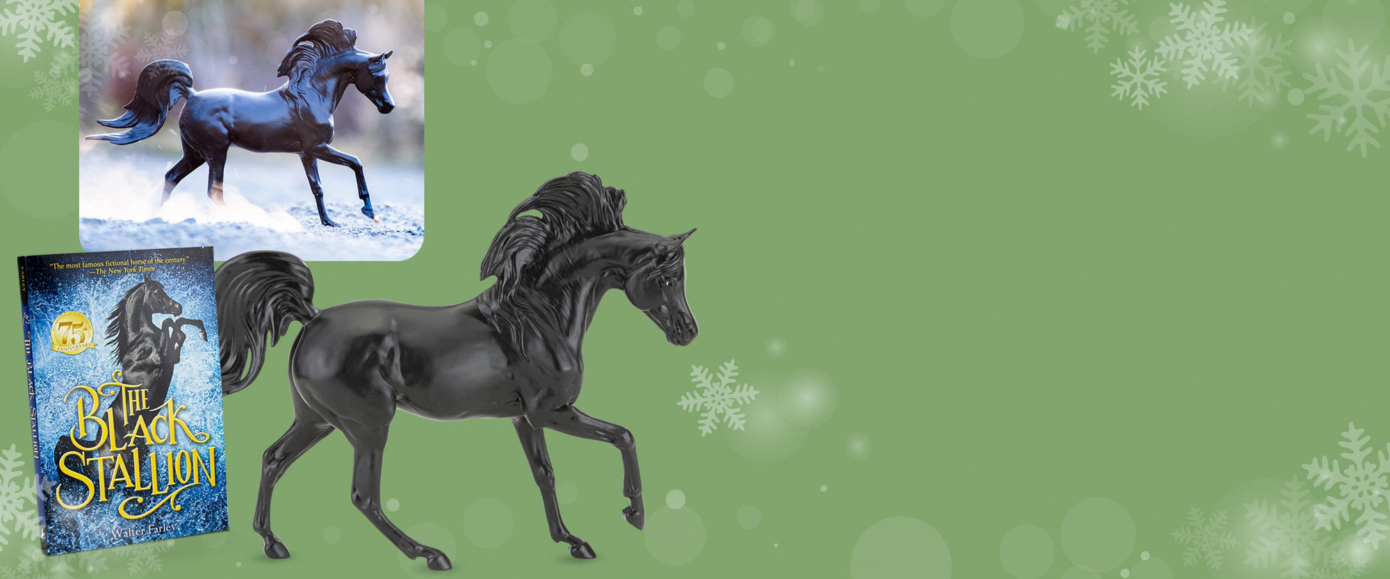 12 Days of Christmas Deal - Save on Black Stallion Model and Book Set