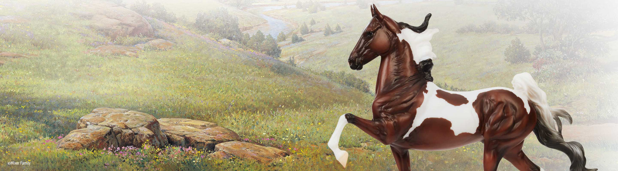 Traditional Collection - A model on a outdoor background in a valley