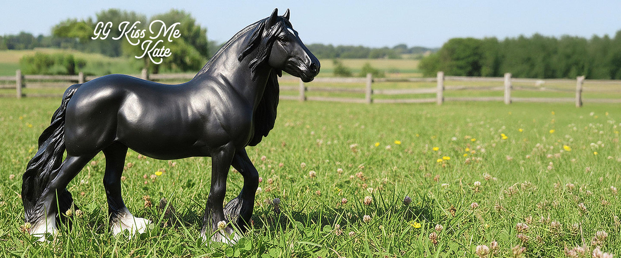 GG Kiss Me Kate model standing in a field