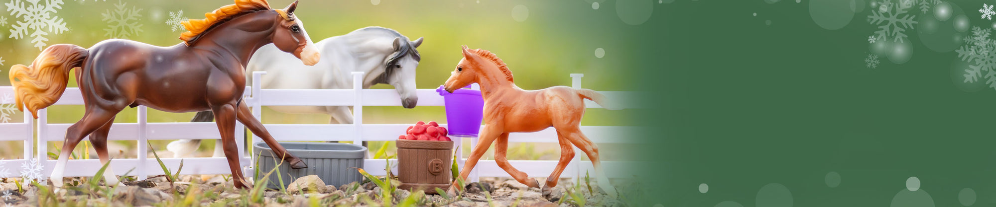 Every horse tells a story - featuring a Breyer play set