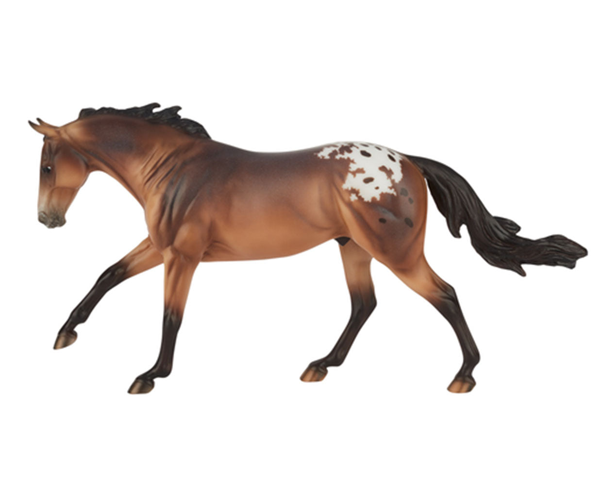 Mr. Shining Gun Breyer Model - facing left on a white background