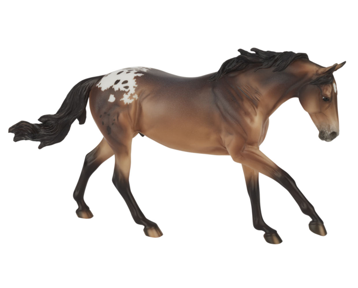 Mr. Shining Gun Breyer Model - facing right on a white background