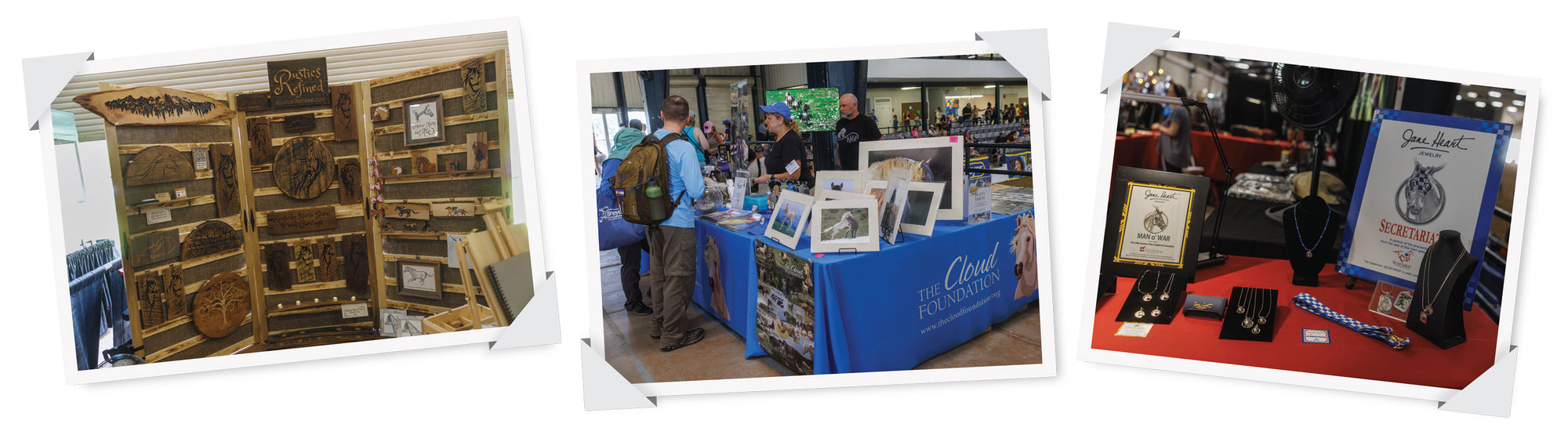 Photographs of Various Vendors Selling at BreyerFest