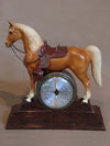 Vintage Clock with Breyer Model