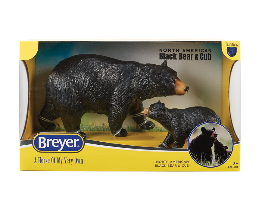 Black Bear and Cub Set in packaging