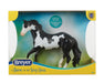 Black Frame Overo Stock Horse in packaging