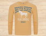 Breyer 1950 Western Horse Long Sleeve T-Shirt on wooden background