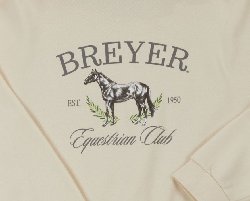Breyer Equestrian Club Hoodie - logo close up