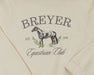 Breyer Equestrian Club Hoodie - logo close up
