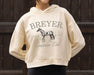 A model wearing the Breyer Equestrian Club Hoodie