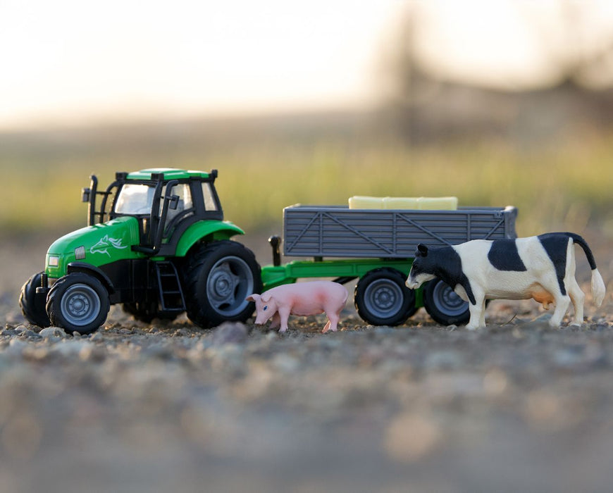 Breyer Farms™ Tractor and Tag-A-Long Wagon