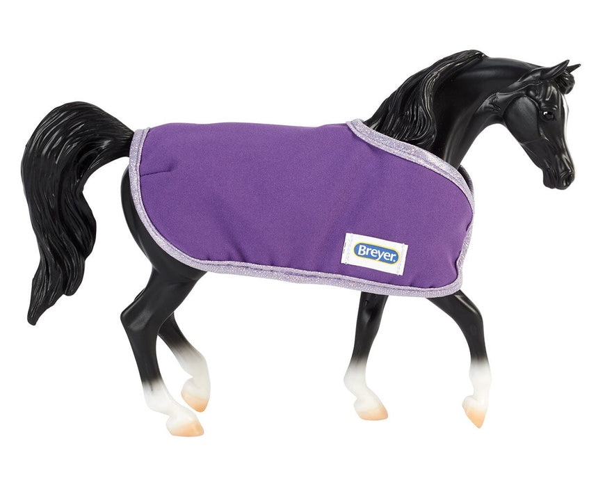 Breyer Kid’s Deluxe Gift Set | Black Arabian - model with blanket