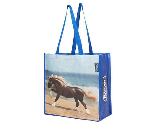Breyer Shopping Tote - Side 2 - featuring a Breyer model on the beach