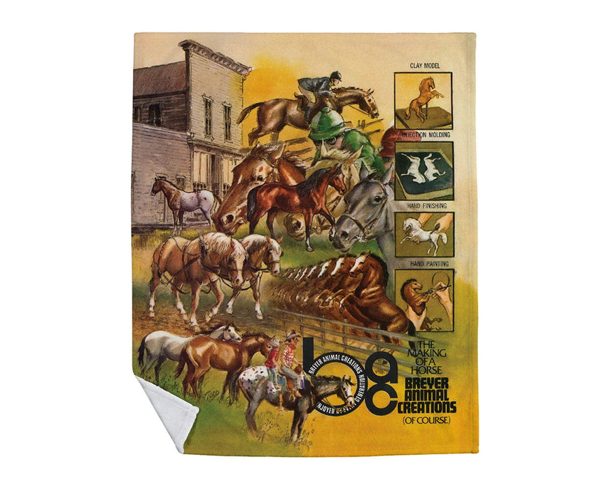 Breyer Vintage Throw Blanket