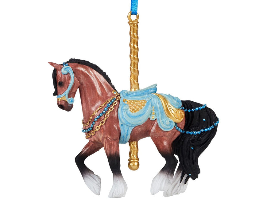 Calliope | 2026 Carousel Ornament - facing left on a white background