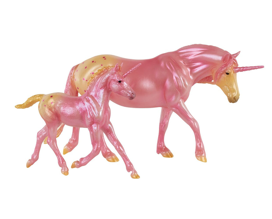 Candy Delights | Unicorn Horse & Foal shown together on a white background