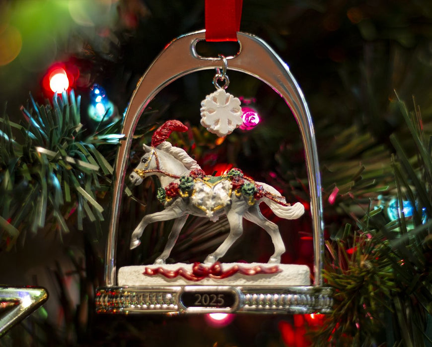 Christmas in Bloom | 2025 Stirrup Ornament